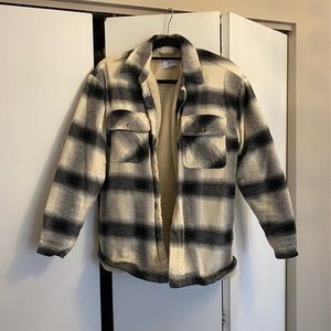 Sherpa-lined Shirt Jacket